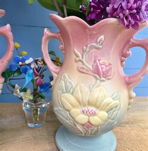 hull vases vintage|is all hull pottery marked.